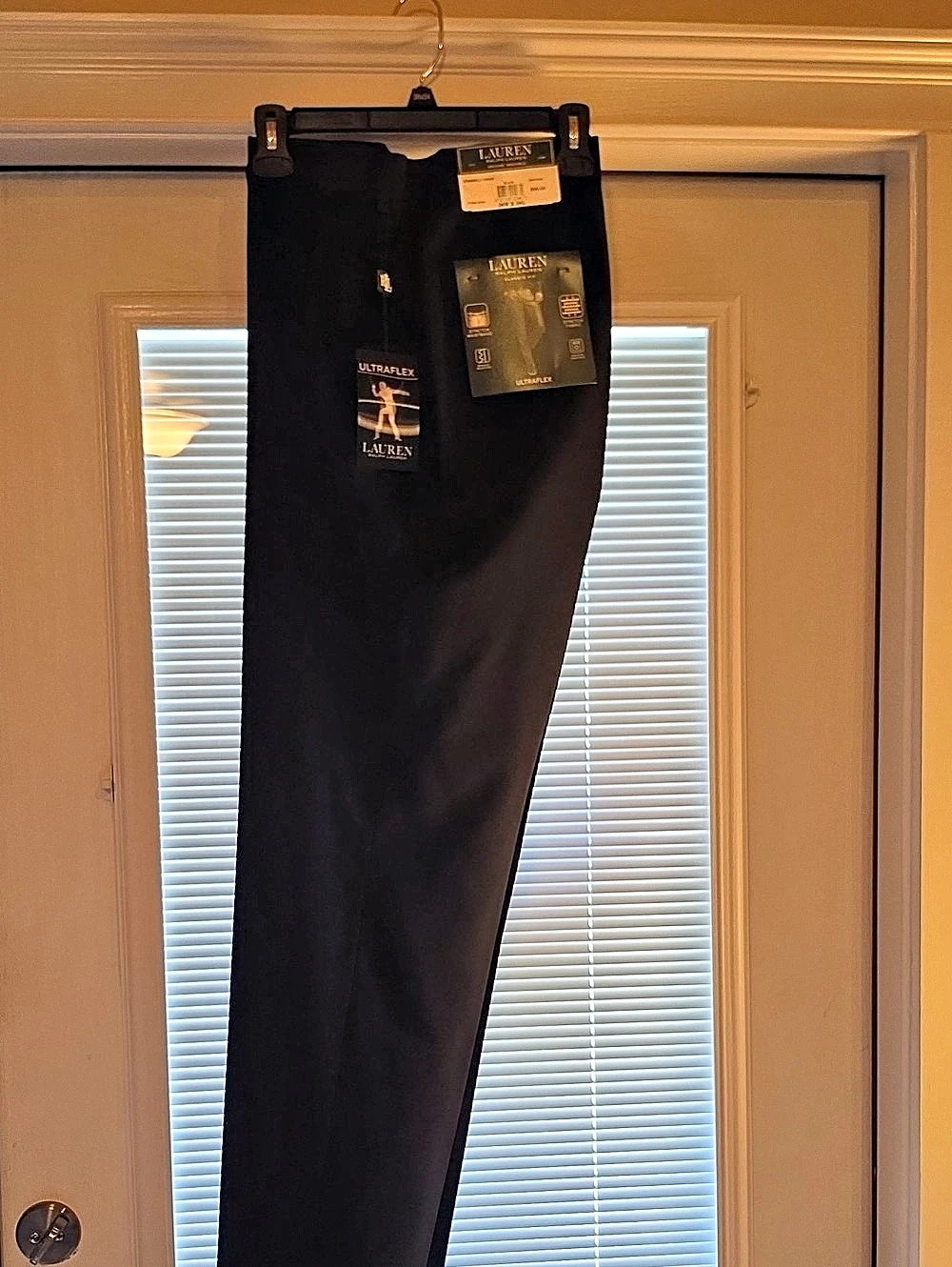 Lauren Ralph Lauren UltraFlex Classic Fit Men's Black Dress Pants Waist 36W x